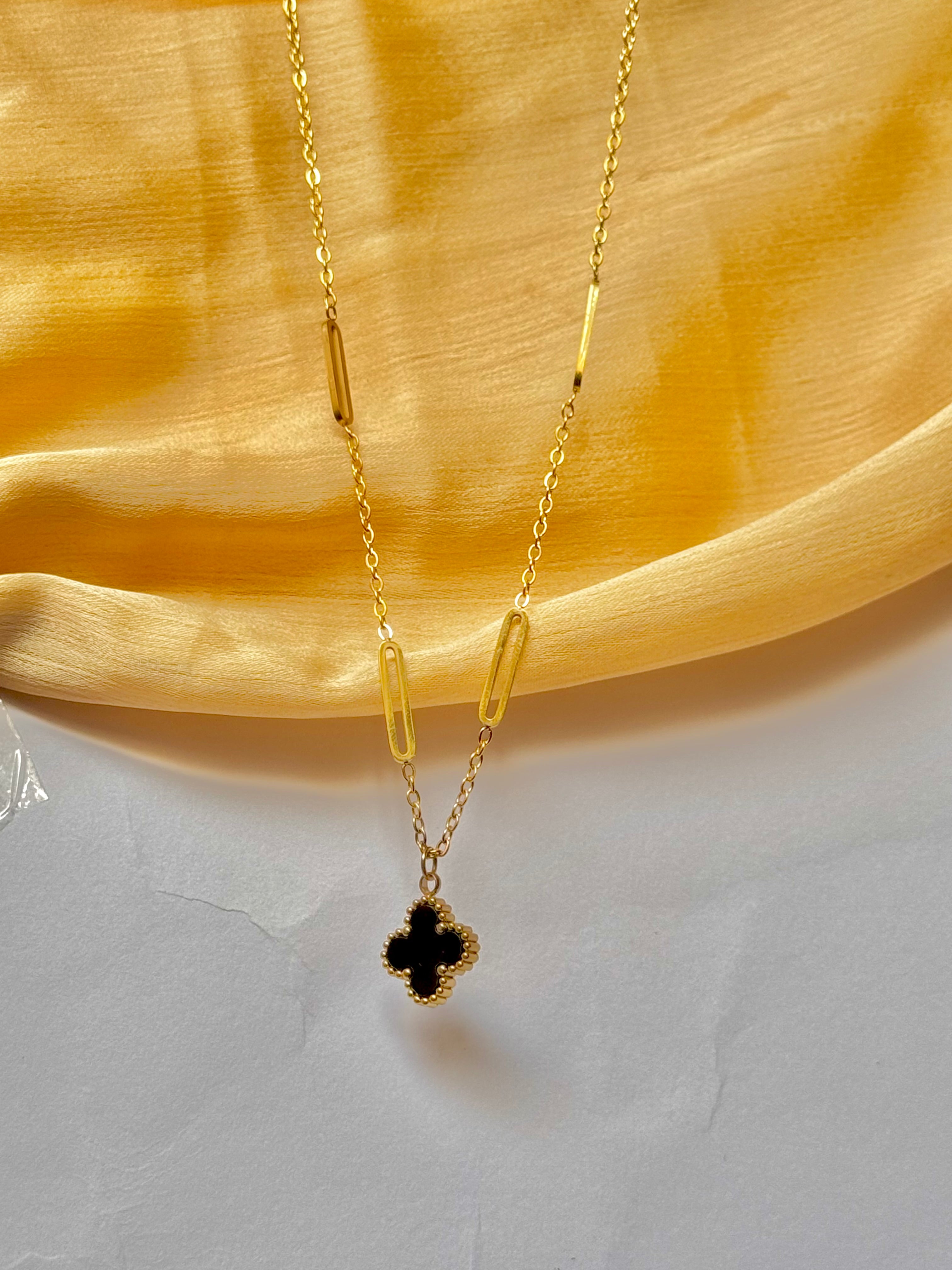 Reversible Clover Pendant Necklace