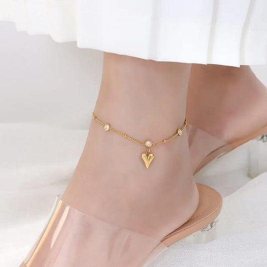 Heart anklet ❤️