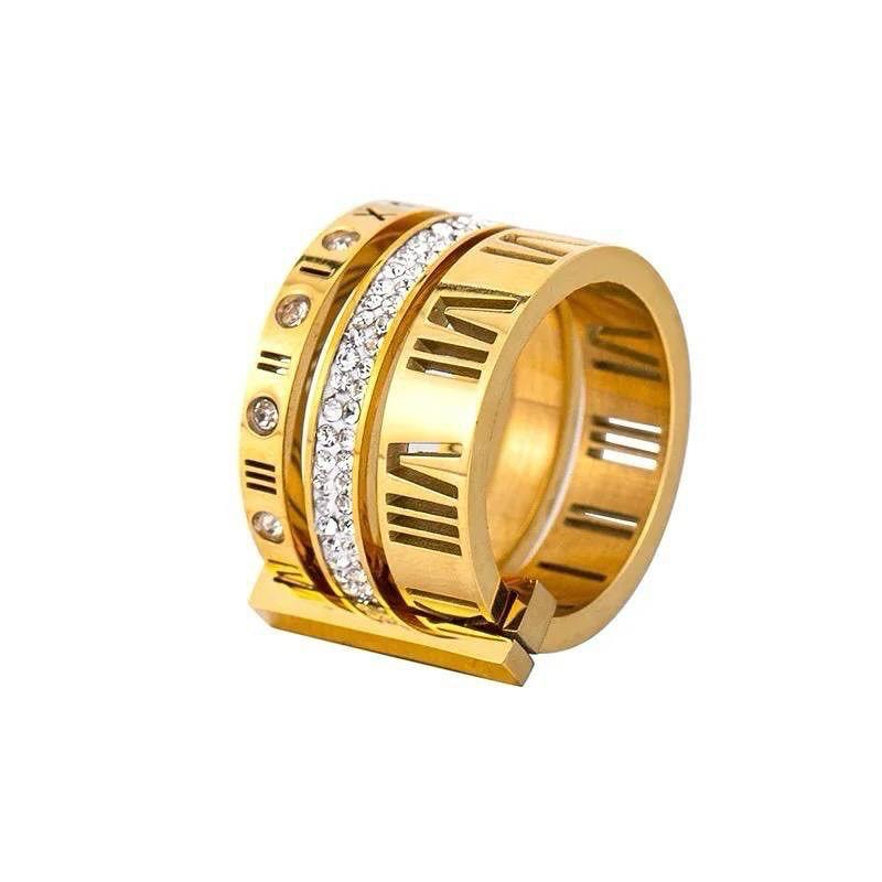 Triple roman ring 💍