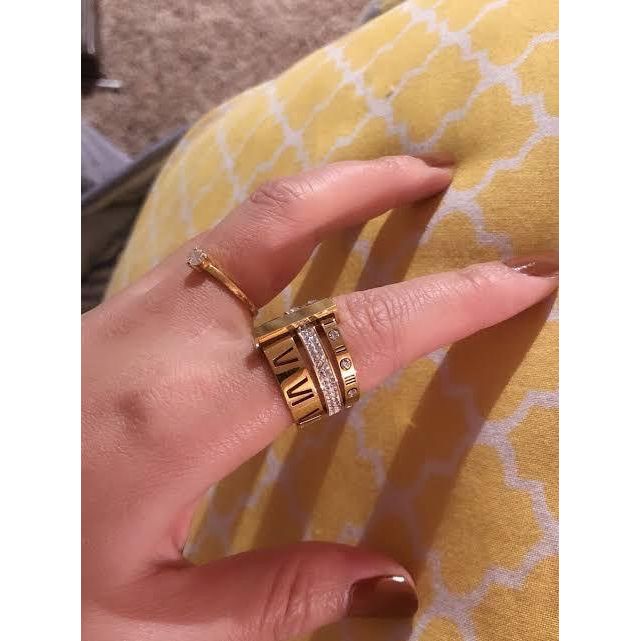 Triple roman ring 💍