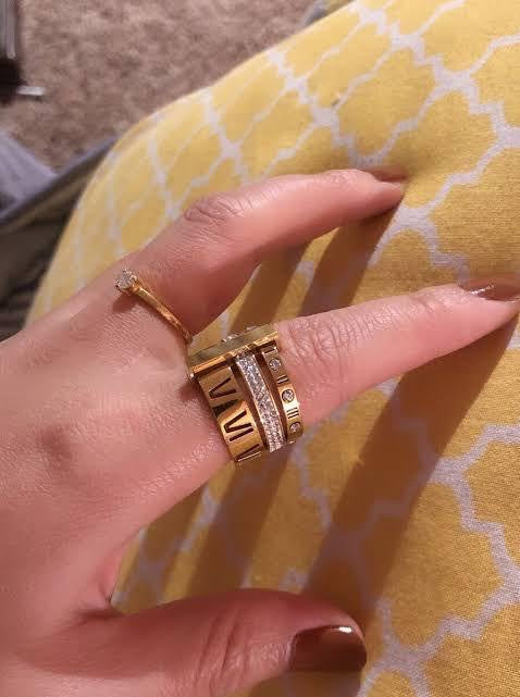Triple roman ring 💍