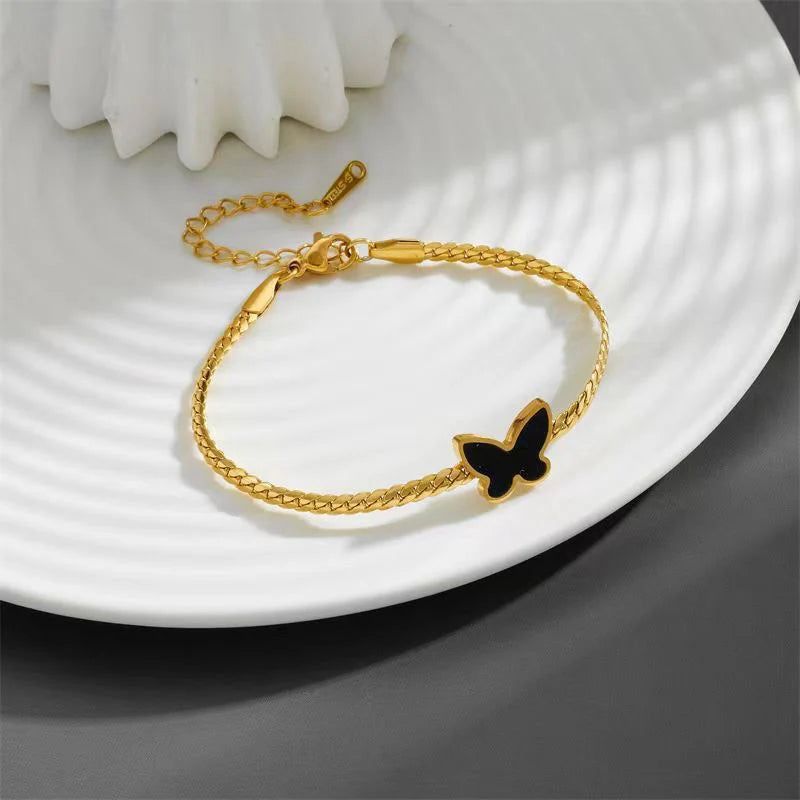 Elegant Gold Butterfly Bracelet