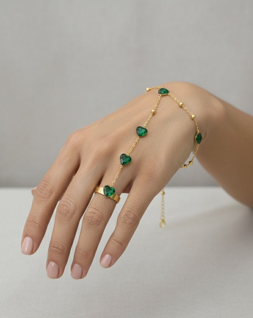 "Gold Heart Ringlet"