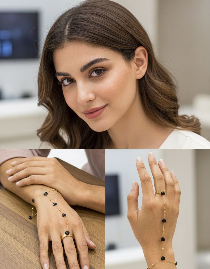 "Gold Heart Ringlet"