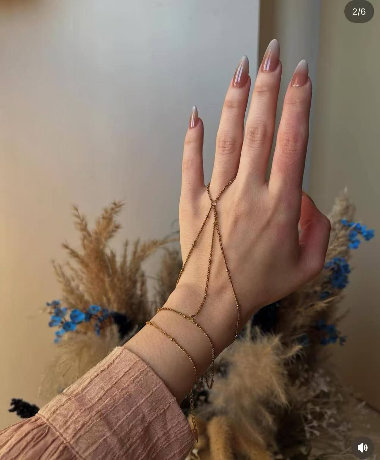 Beaded 3 layers ringlet