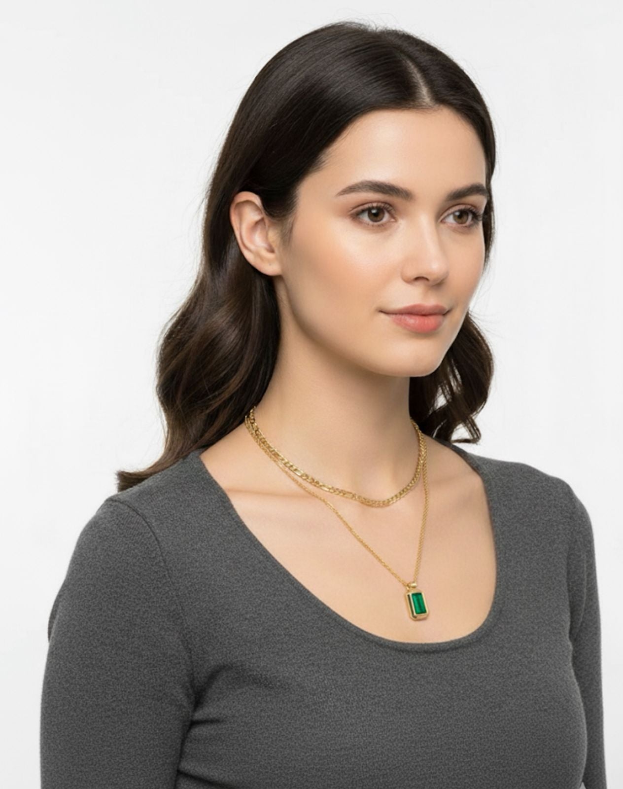 "Elegant Gold Layered Necklaces | Stainless Steel | Minimalist Chic"