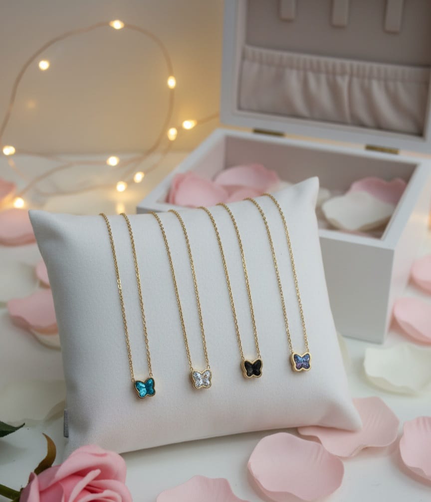Butterfly charm necklace 🦋