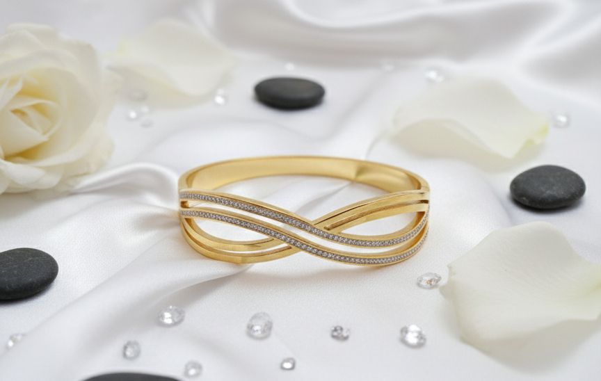 "Elegant Infinity bangle"