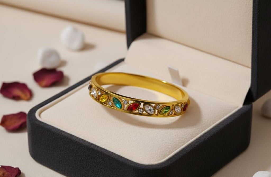 "Luxury Jewels Unveiled bangle"