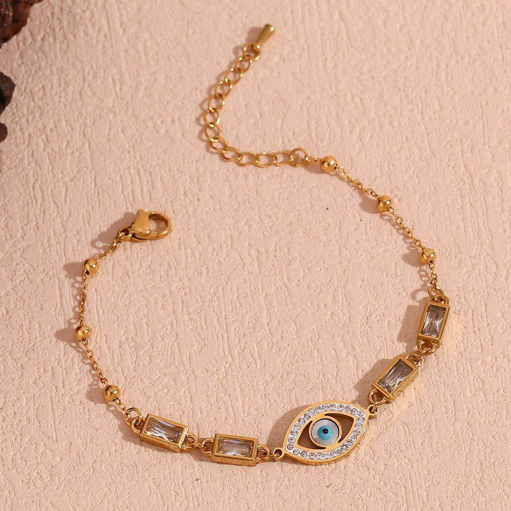 Evil eye charm bracelet