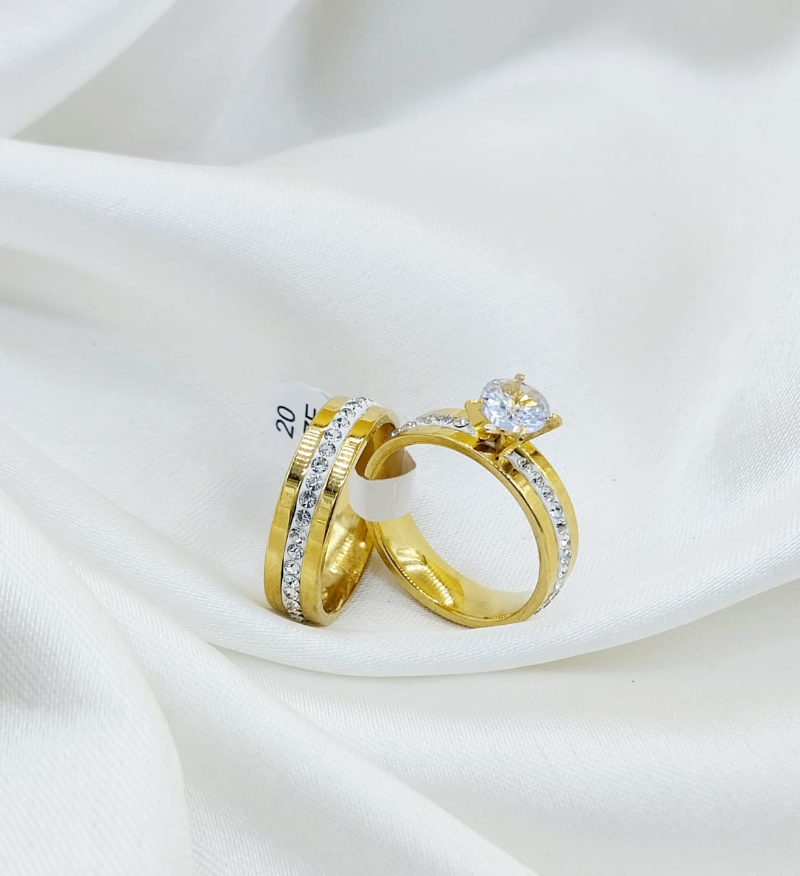Golden couple ring